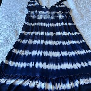 INC International Concepts Blue and White Dress